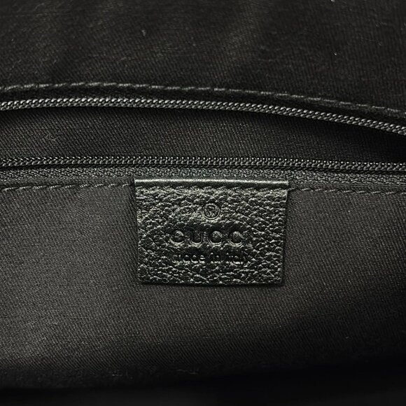 GUCCI Abbey Black Jacquard Leather - Handbag 441-080225 - Picture 8 of 8